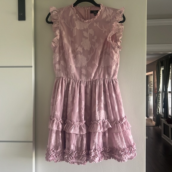 Lulu’s Lavender Ruffle Dress - Picture 5 of 7